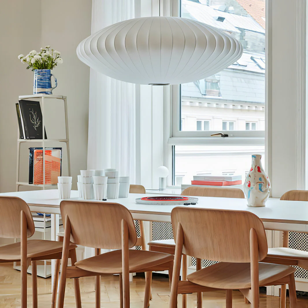 Nebula Bubble Mulberry Silk Pendant Lamp - Image 76