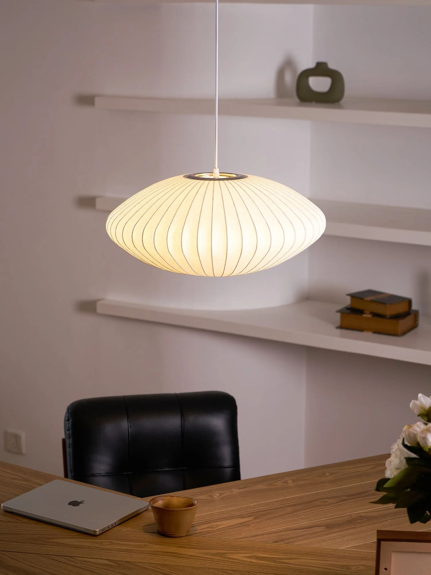 Nebula Bubble Mulberry Silk Pendant Lamp - Image 86