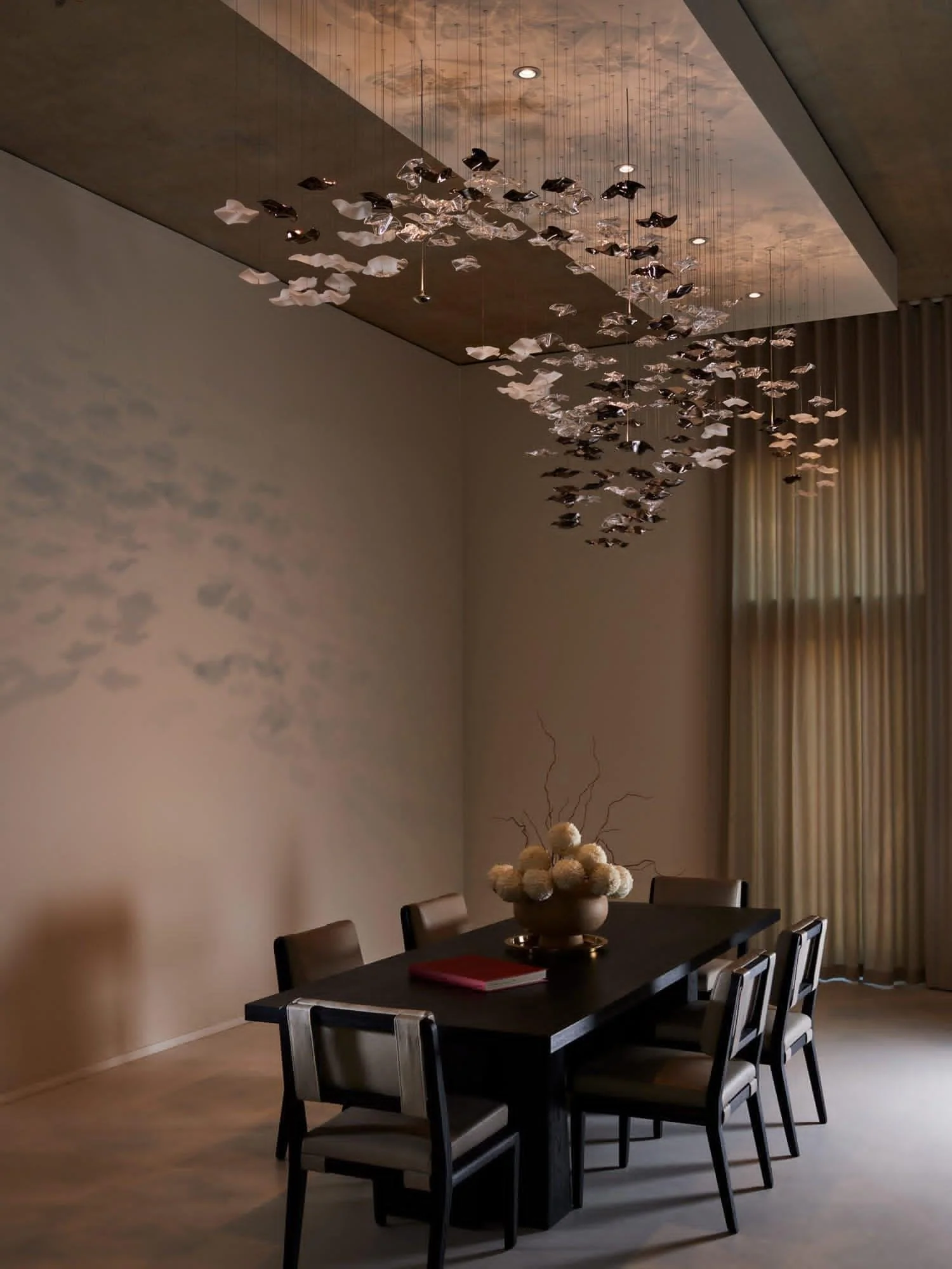 Nephele Crystal Leaf Chandelier - Image 20