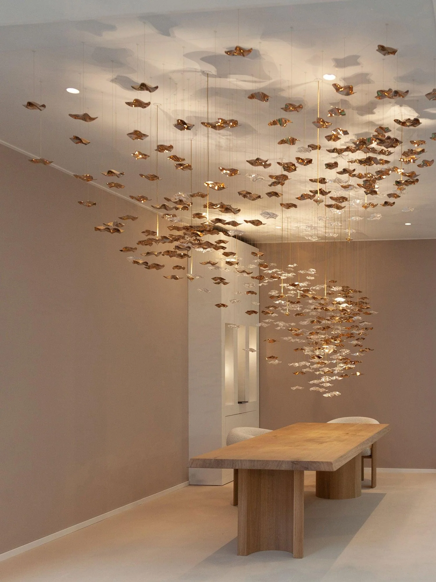 Nephele Crystal Leaf Chandelier - Image 21