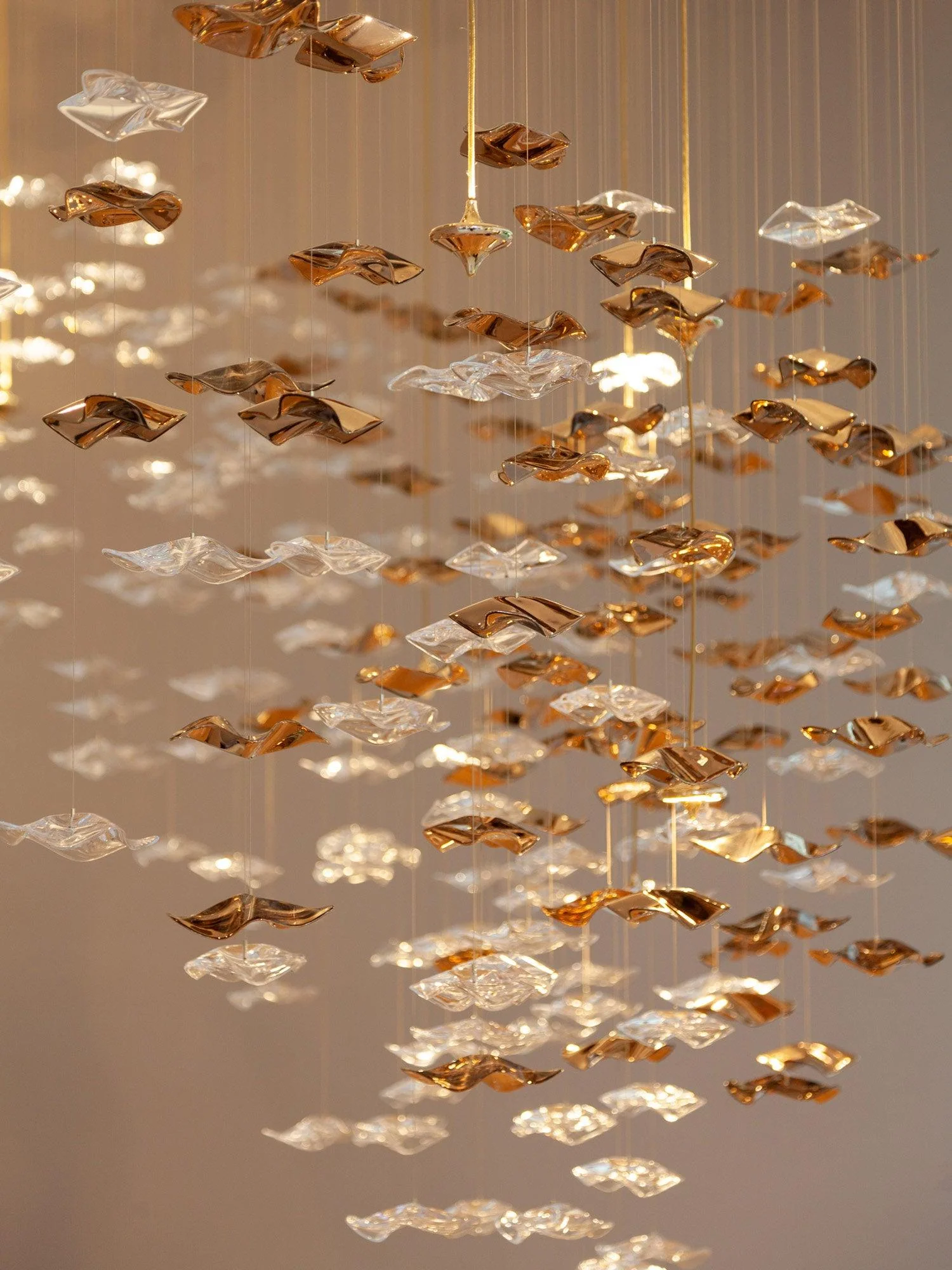 Nephele Crystal Leaf Chandelier - Image 24