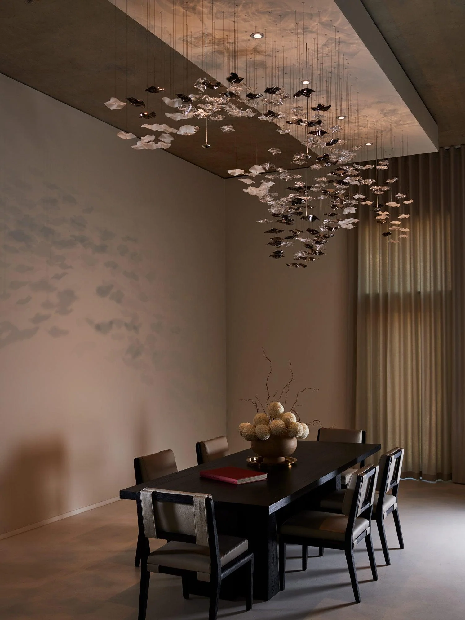 Nephele Crystal Leaf Chandelier - Image 29