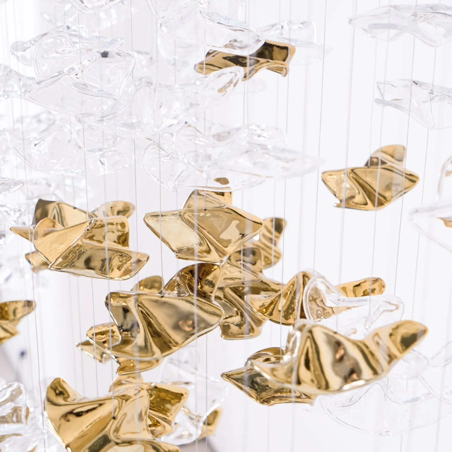 Nephele Crystal Leaf Chandelier - Image 39