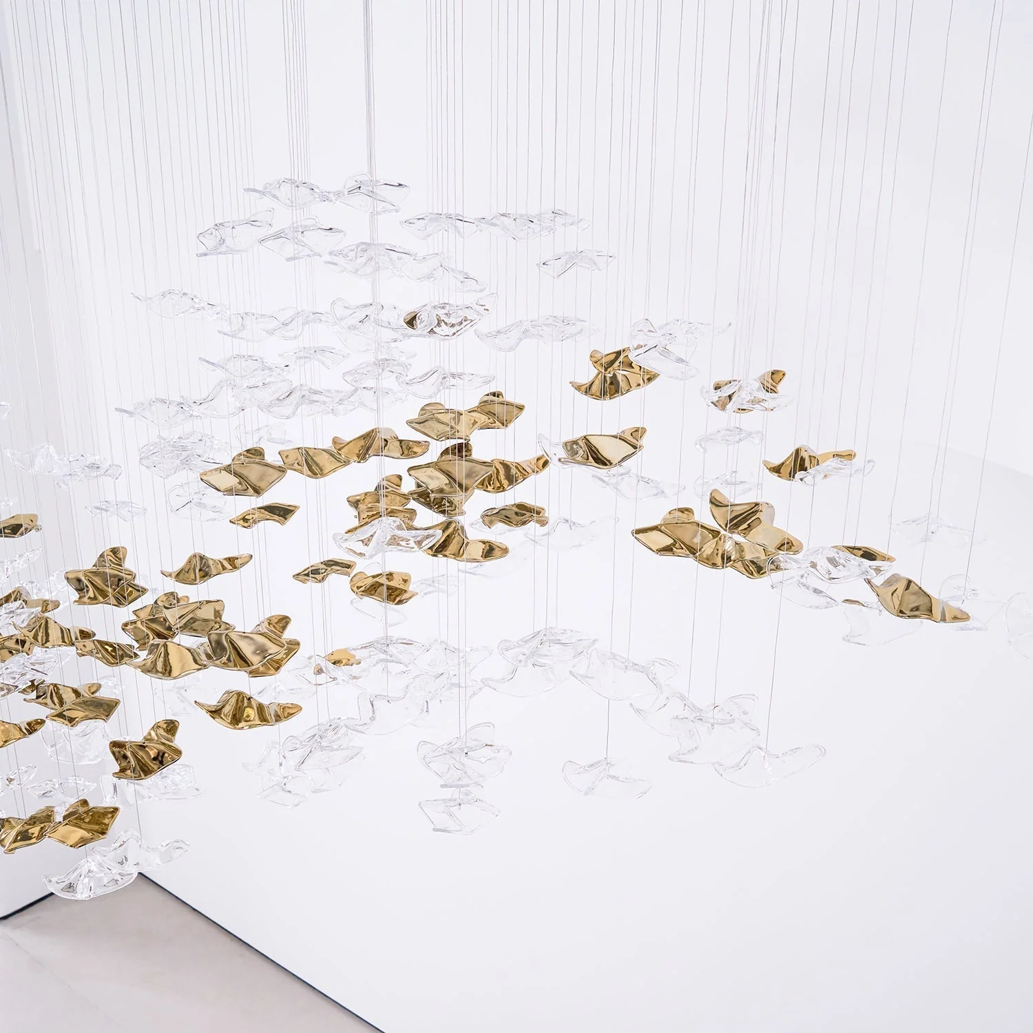 Nephele Crystal Leaf Chandelier - Image 42