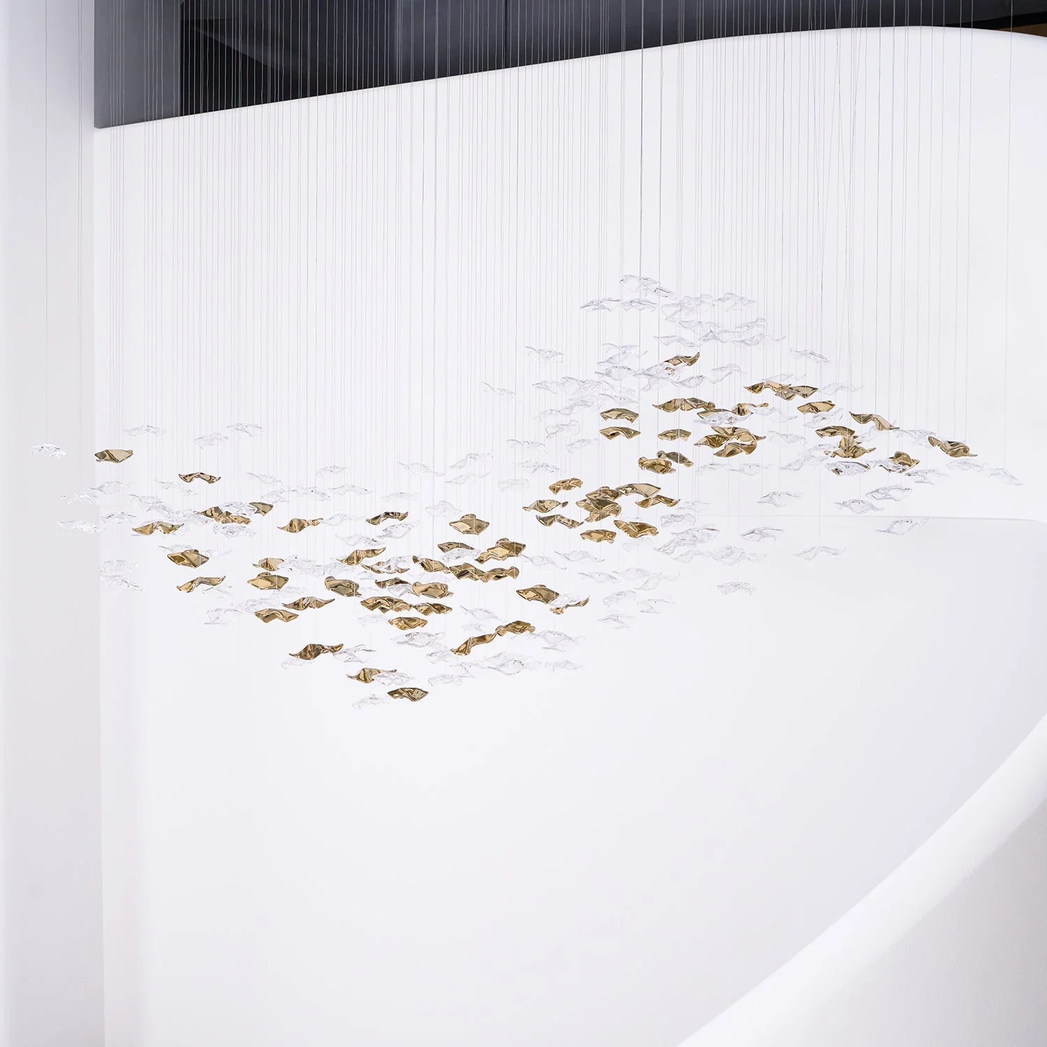 Nephele Crystal Leaf Chandelier - Image 47