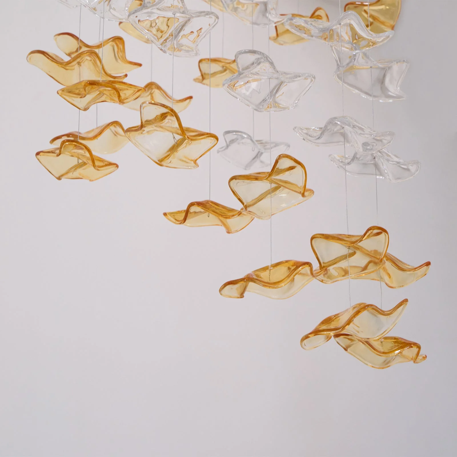 Nephele Crystal Leaf Chandelier - Image 48