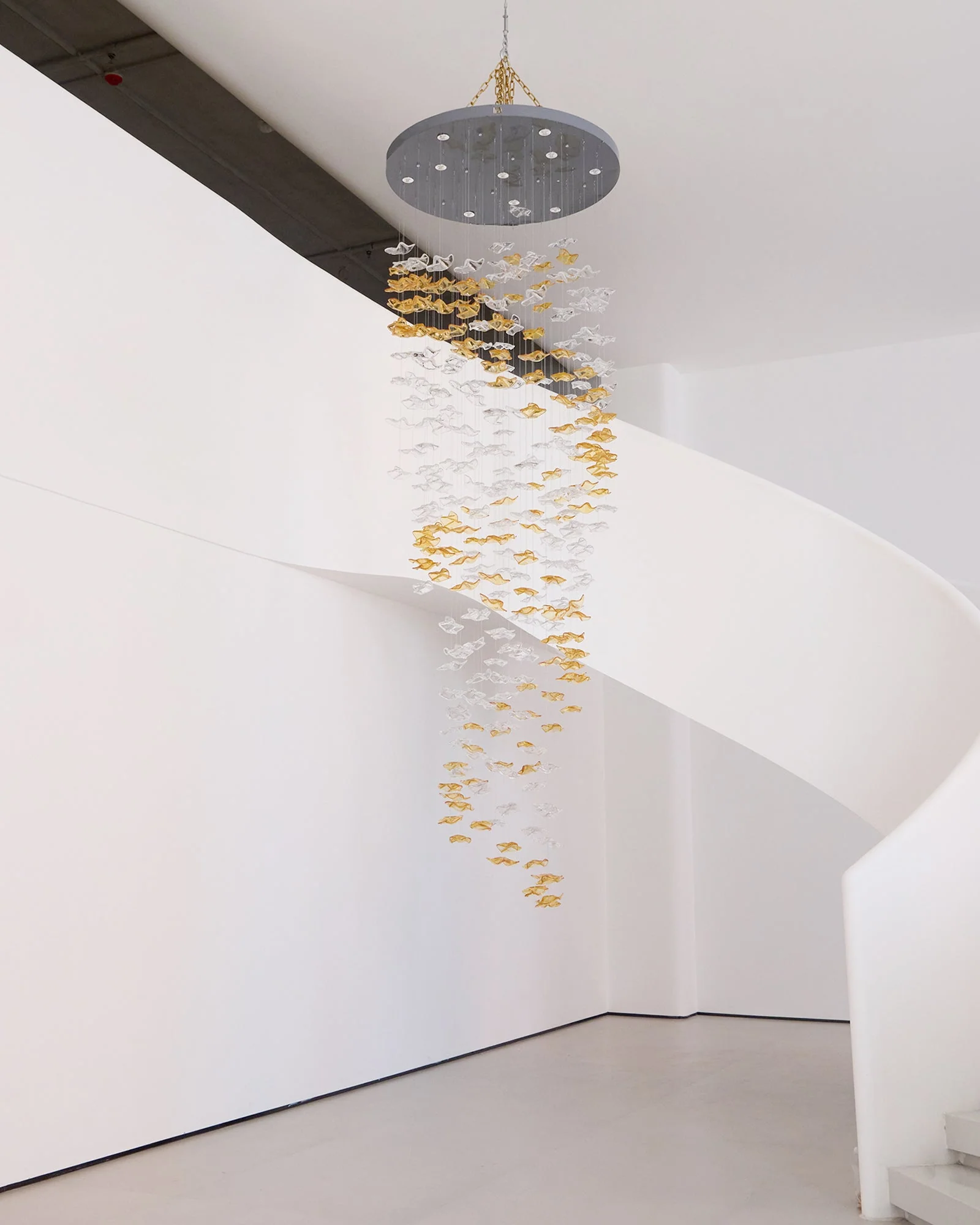 Nephele Crystal Leaf Chandelier - Image 54