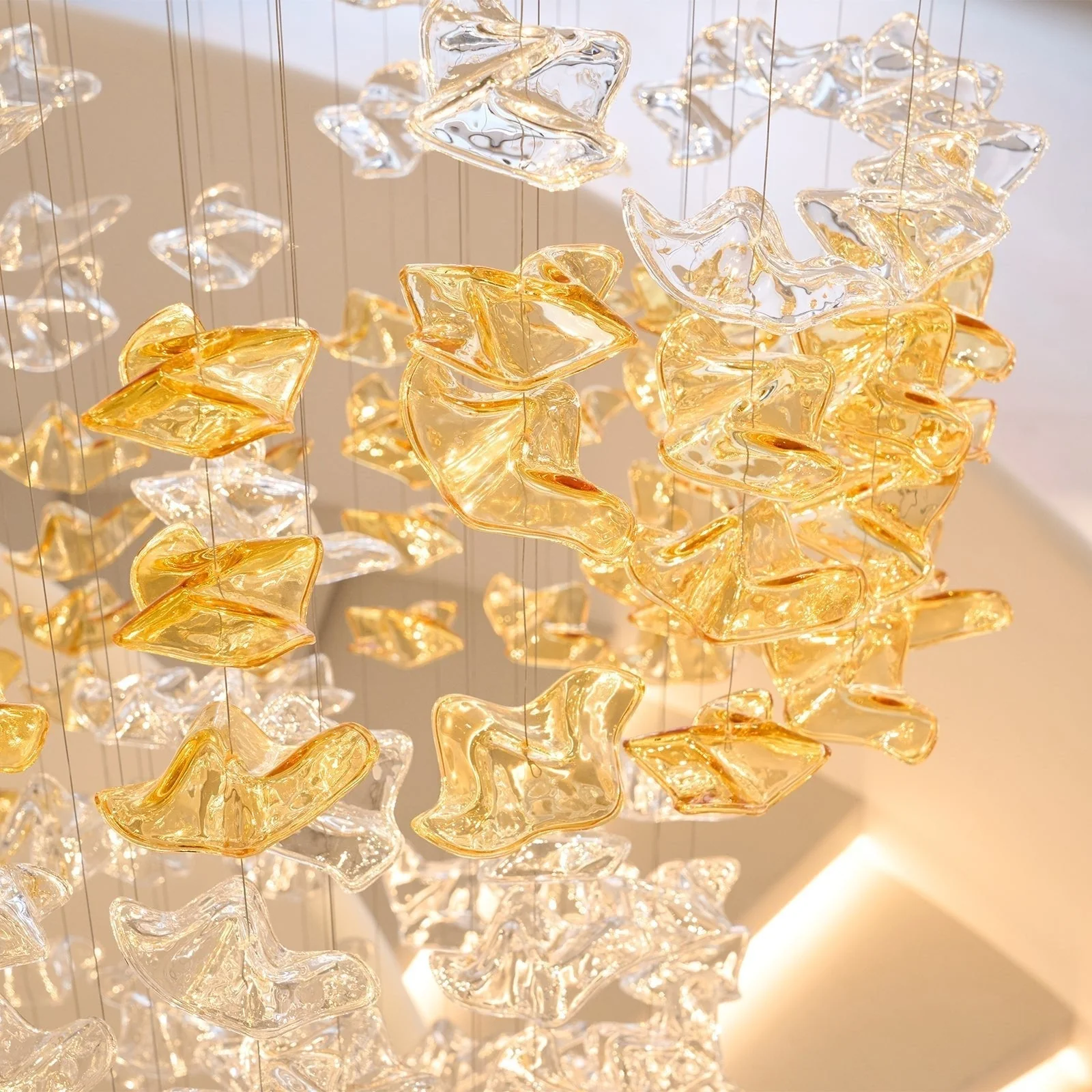 Nephele Crystal Leaf Chandelier - Image 58