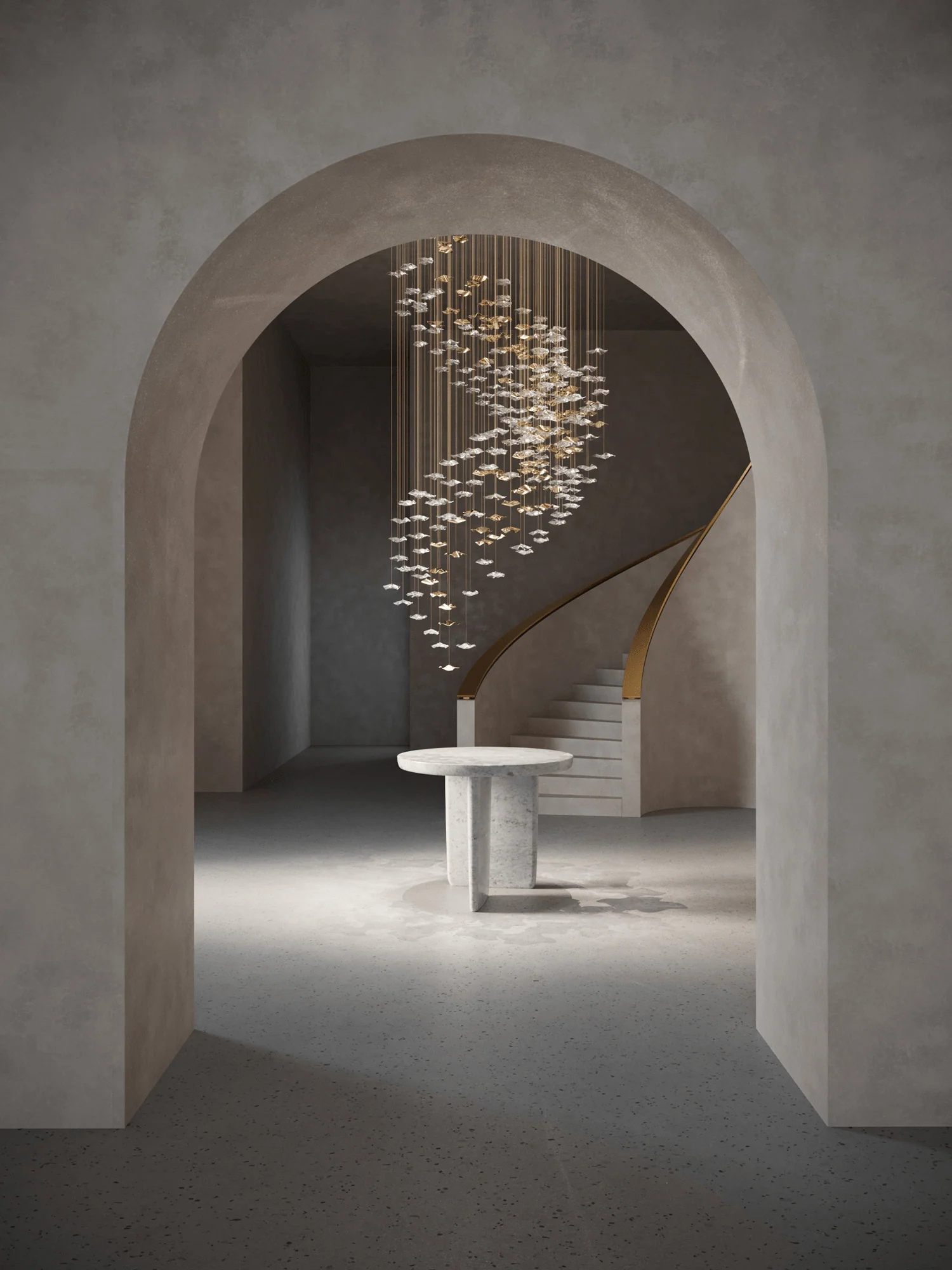 Nephele Crystal Leaf Chandelier - Image 66