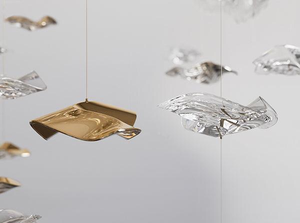 Nephele Crystal Leaf Chandelier - Image 67