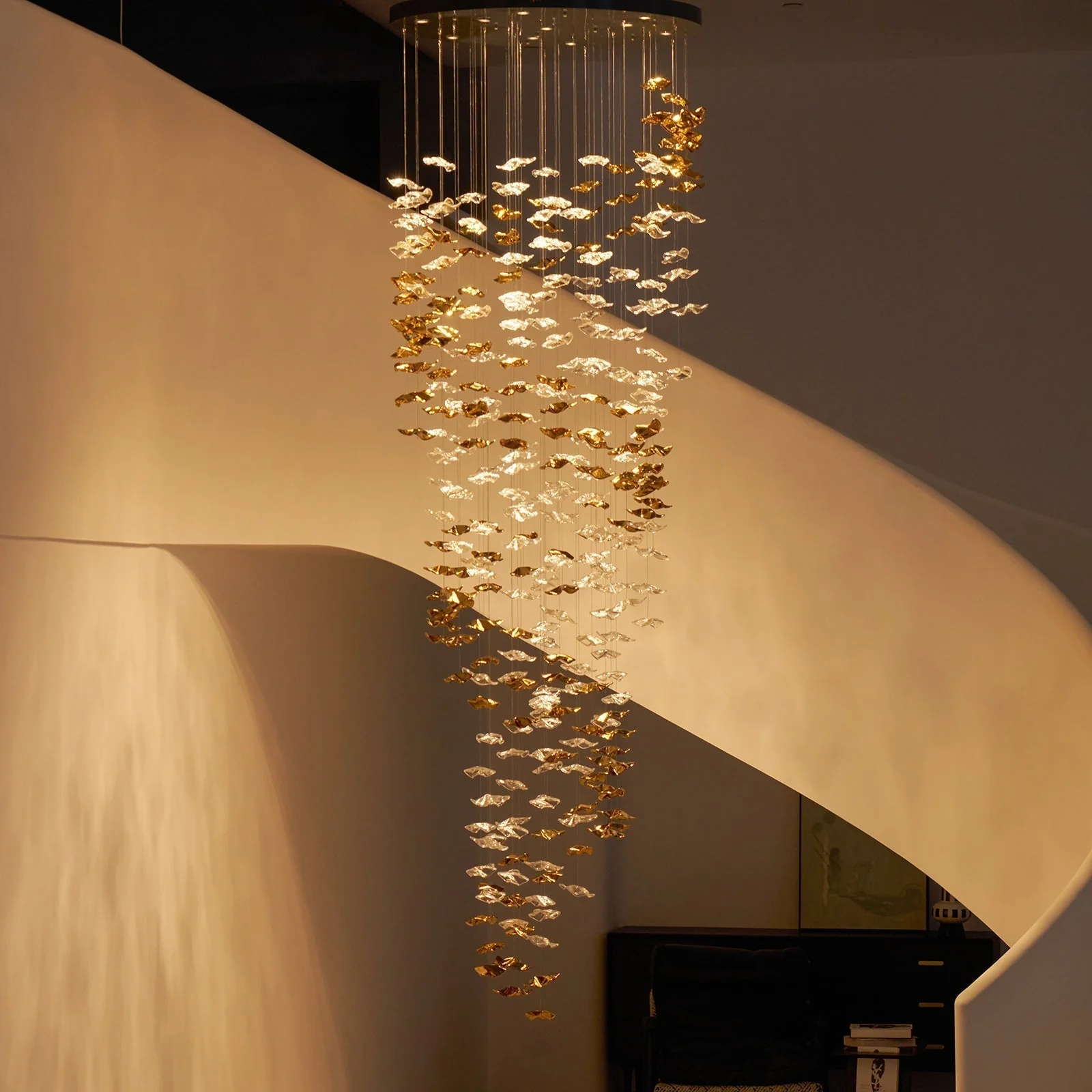 Nephele Crystal Leaf Chandelier - Image 73