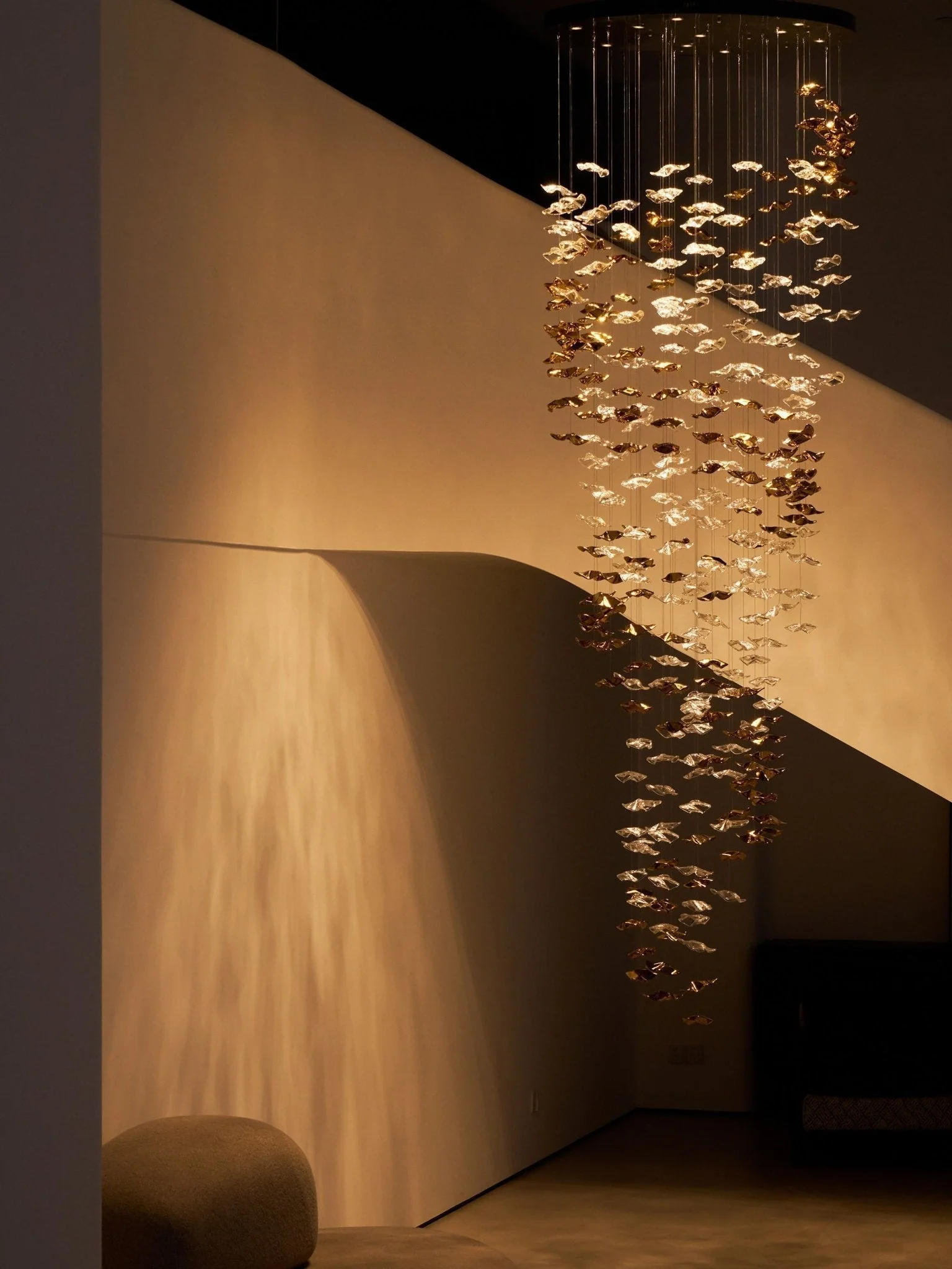 Nephele Crystal Leaf Chandelier - Image 75