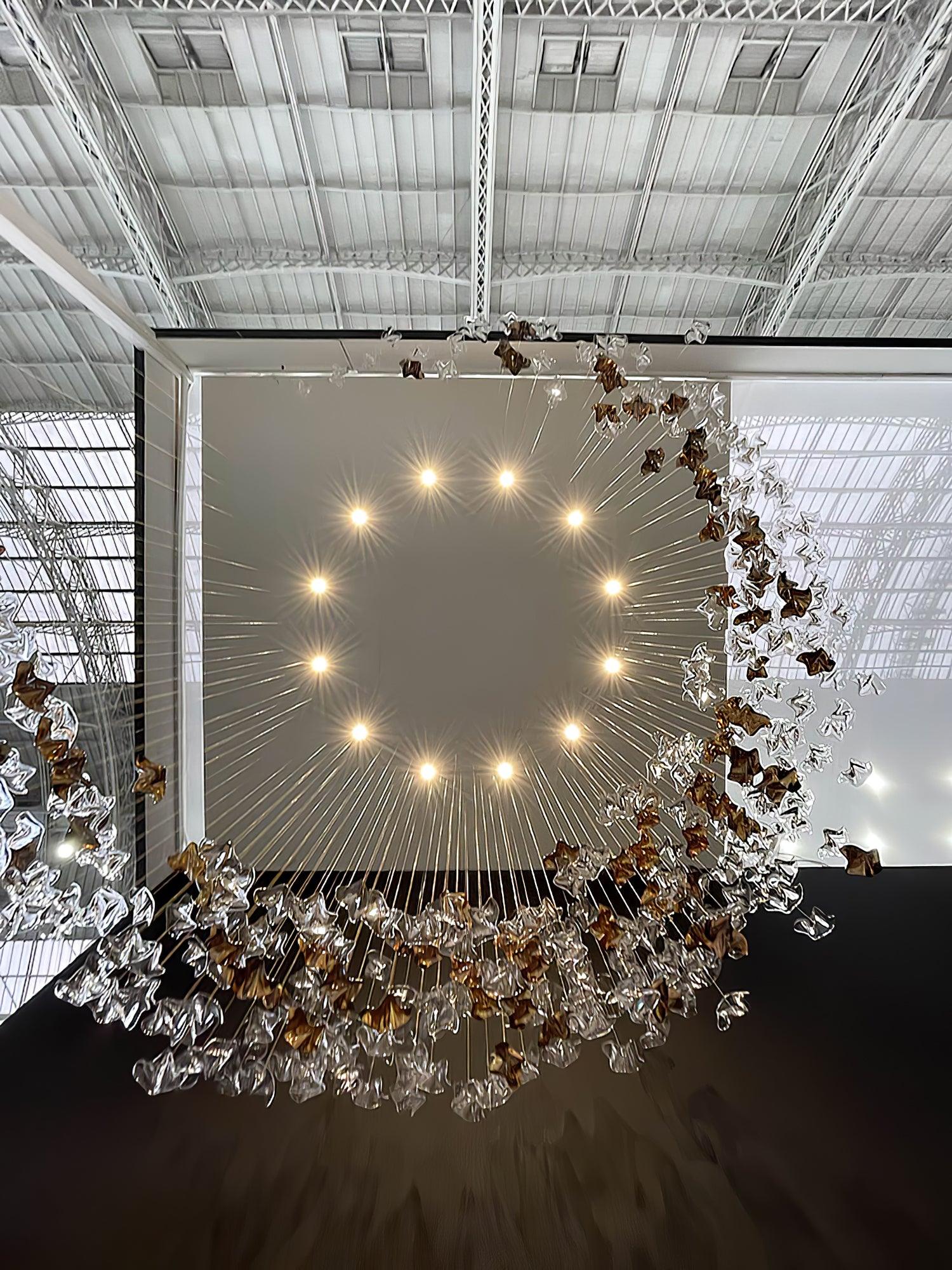 Nephele Crystal Leaf Chandelier - Image 78