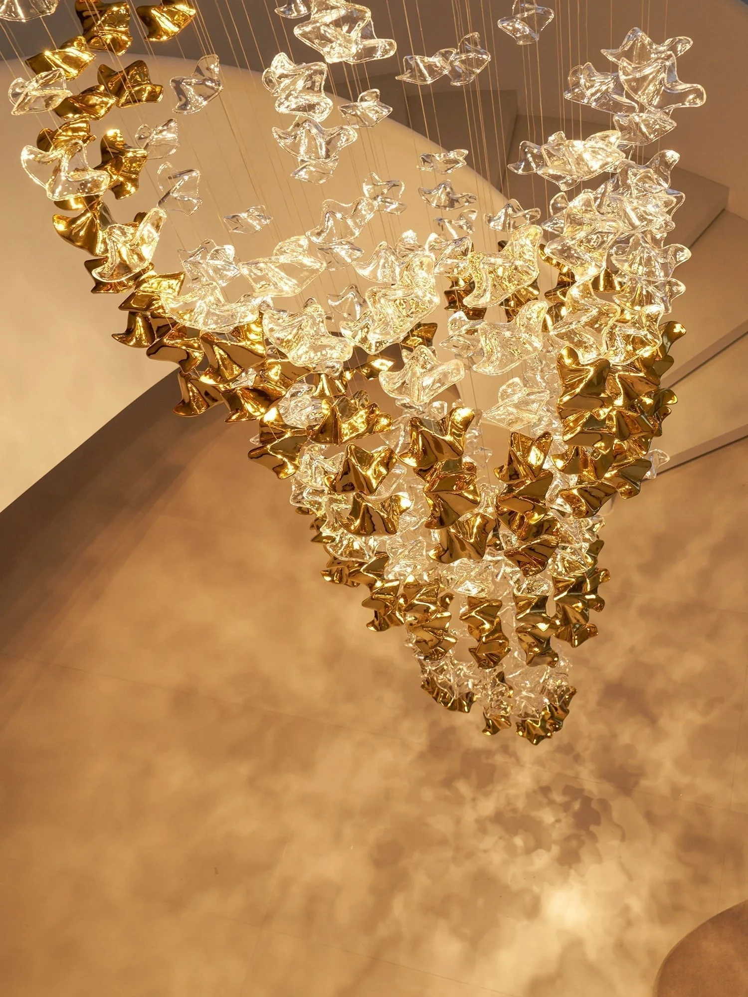 Nephele Crystal Leaf Chandelier - Image 79
