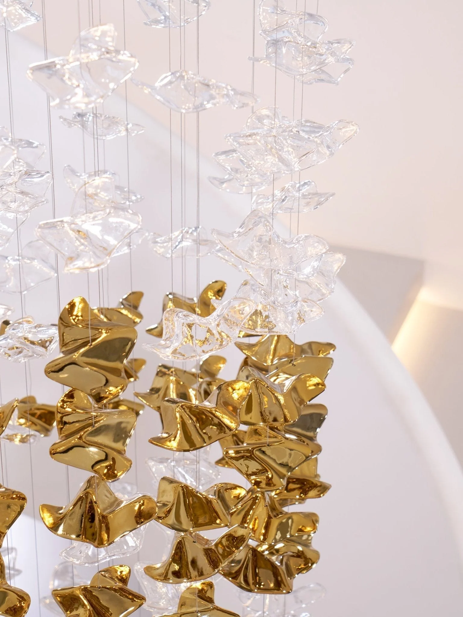 Nephele Crystal Leaf Chandelier - Image 85