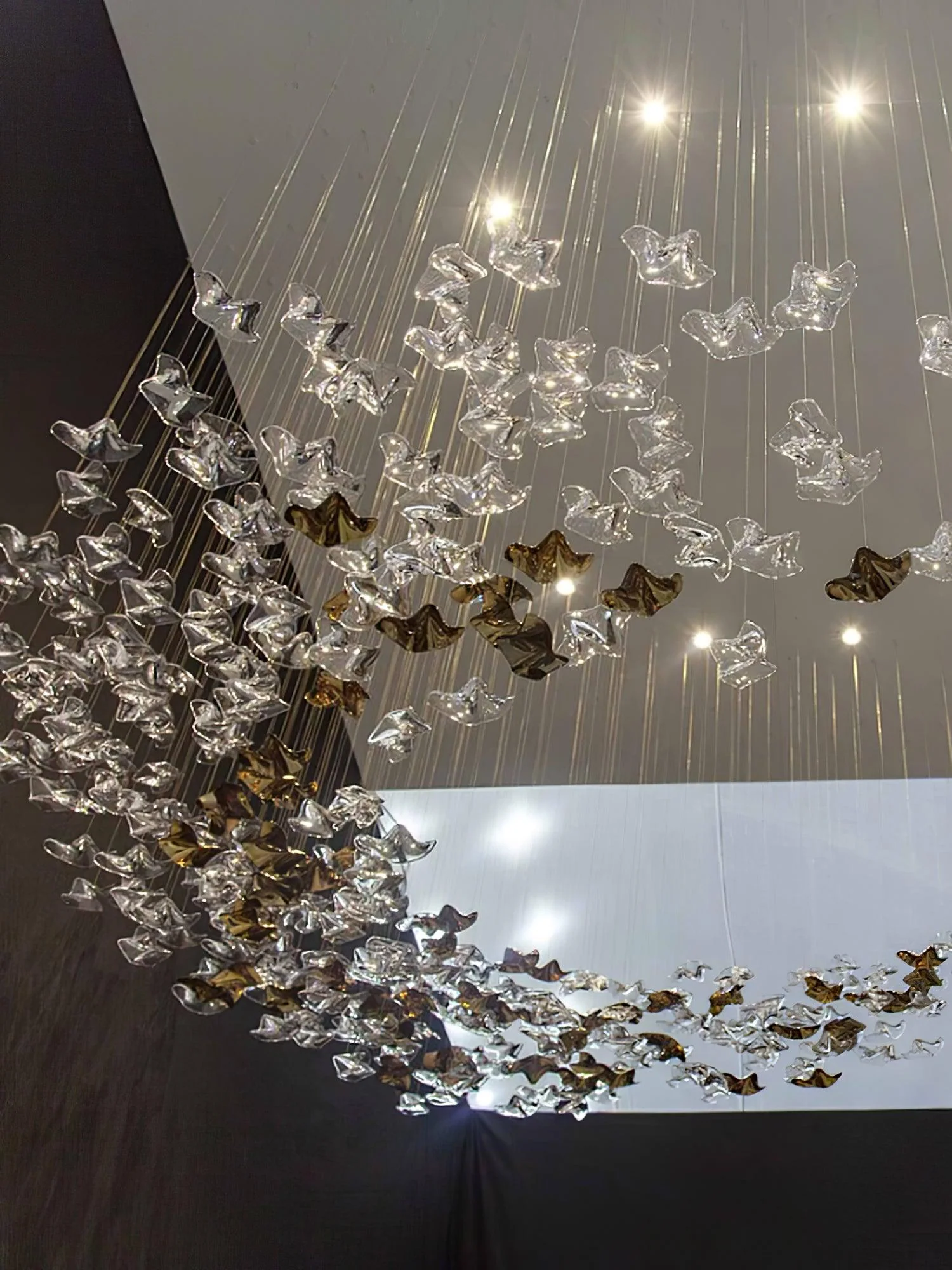 Nephele Crystal Leaf Chandelier - Image 89