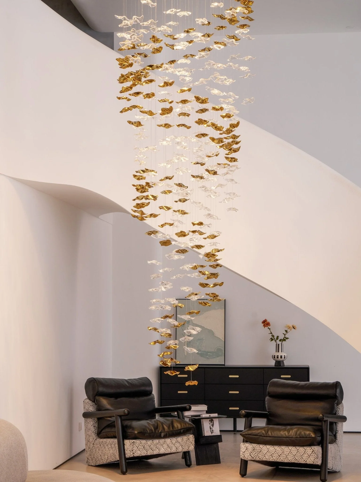 Nephele Crystal Leaf Chandelier - Image 91