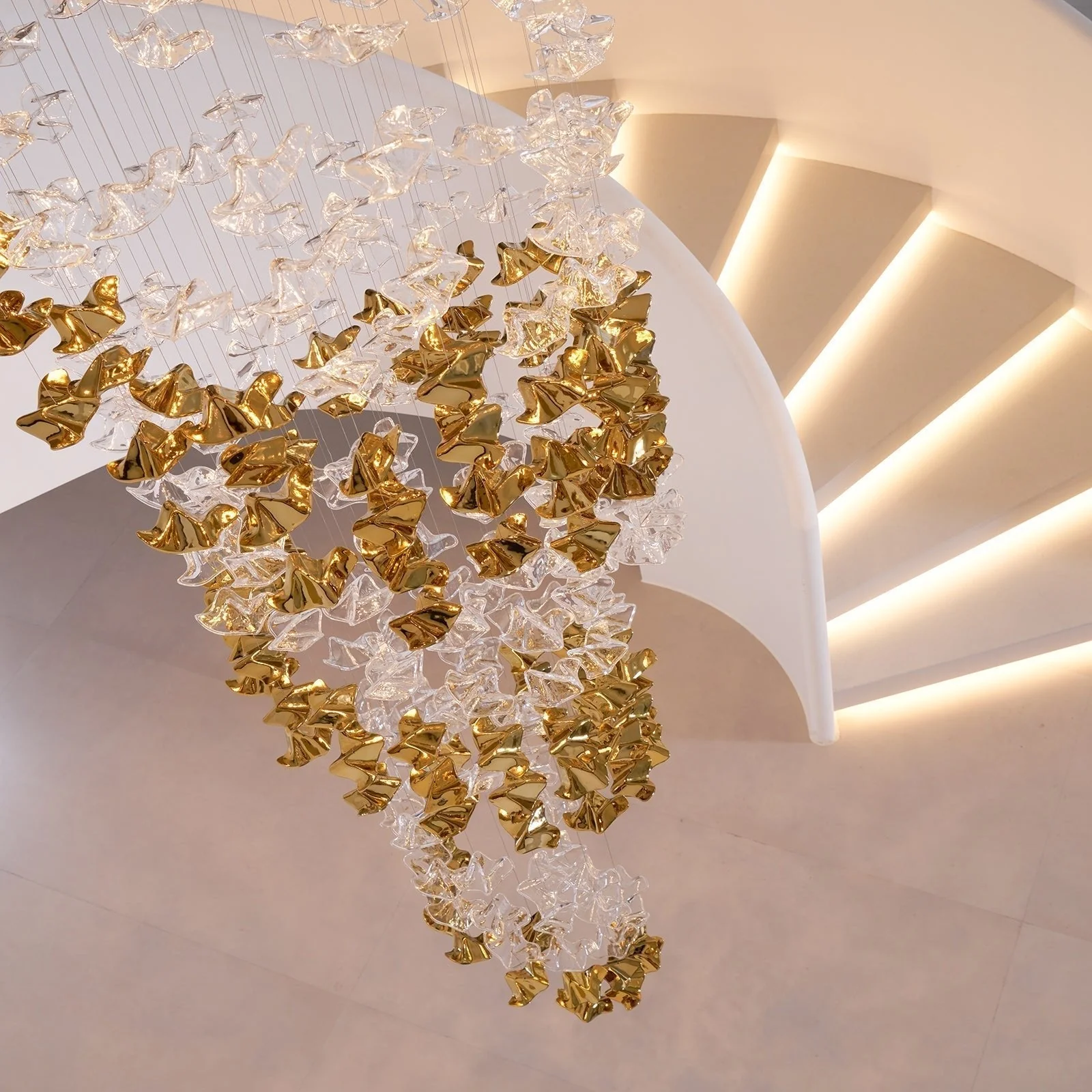 Nephele Crystal Leaf Chandelier - Image 93