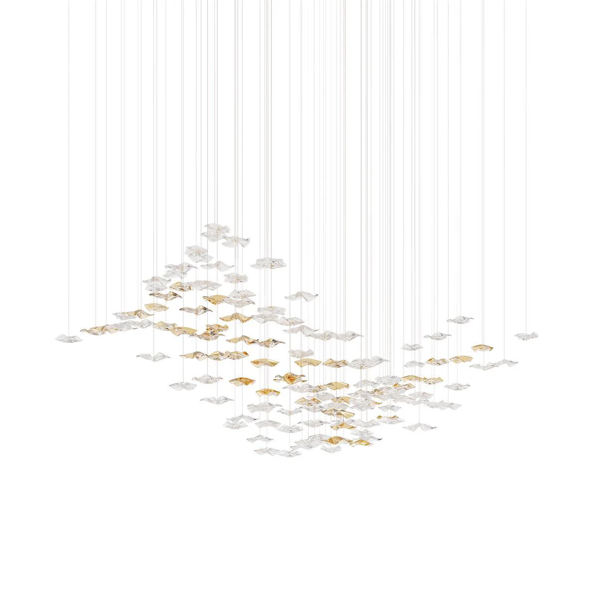 Nephele Crystal Leaf Chandelier - Image 96