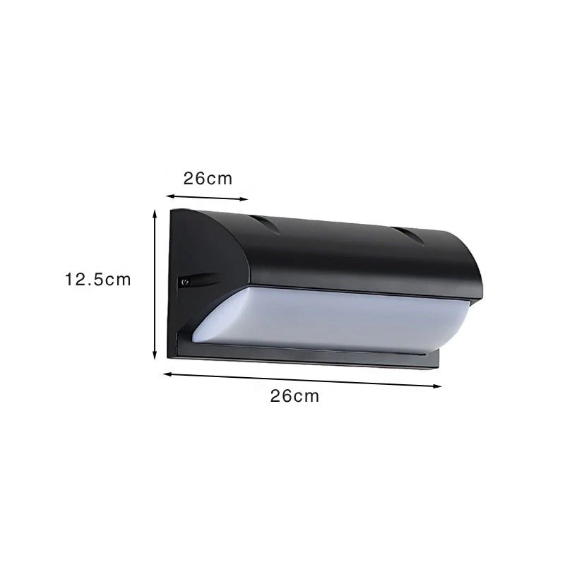 Nerit Modern Minimalist LED Outdoor Wall Light - Image 9
