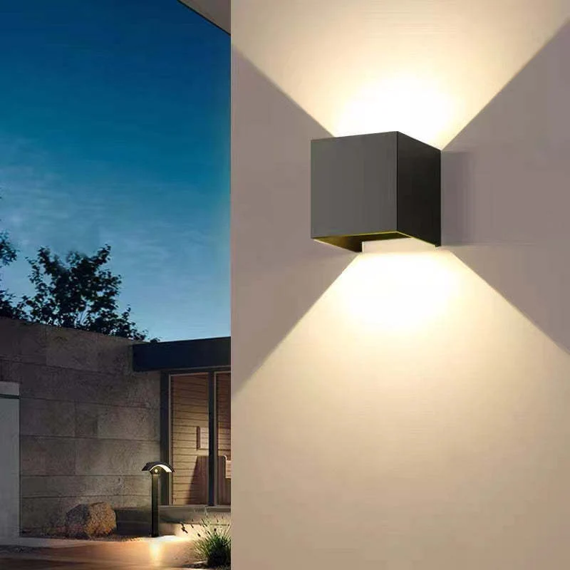 Nexu Modern Adjustable Square Outdoor Wall Lamp LED - Image 2
