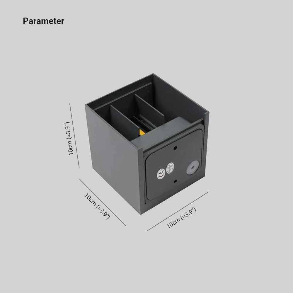Nexu Modern Adjustable Square Outdoor Wall Lamp LED - Image 4