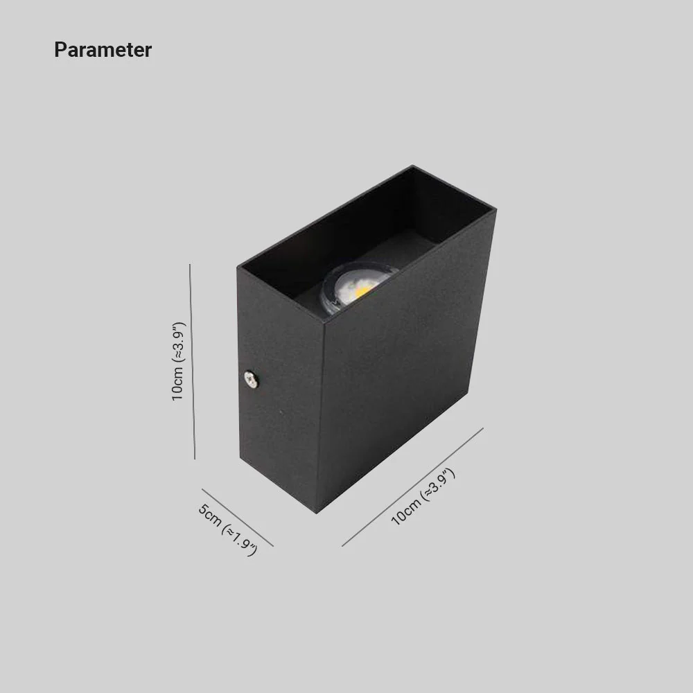 Nexu Modern Adjustable Square Outdoor Wall Lamp LED - Image 5