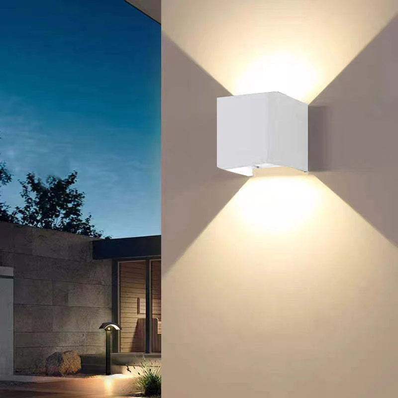 Nexu Modern Adjustable Square Outdoor Wall Lamp LED - Image 9