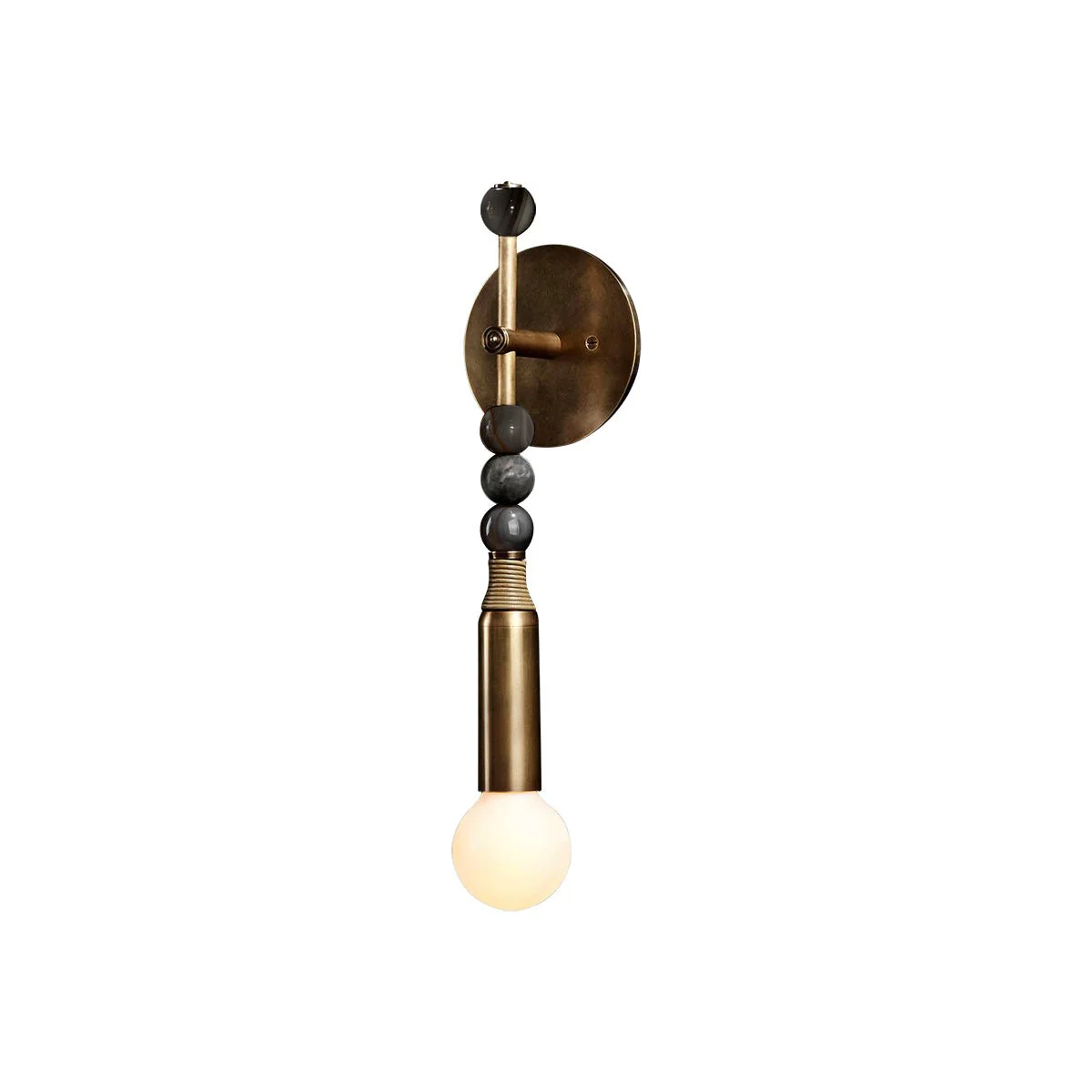 Nicole Modern Minimalist Marble Wall Lamp - Image 8