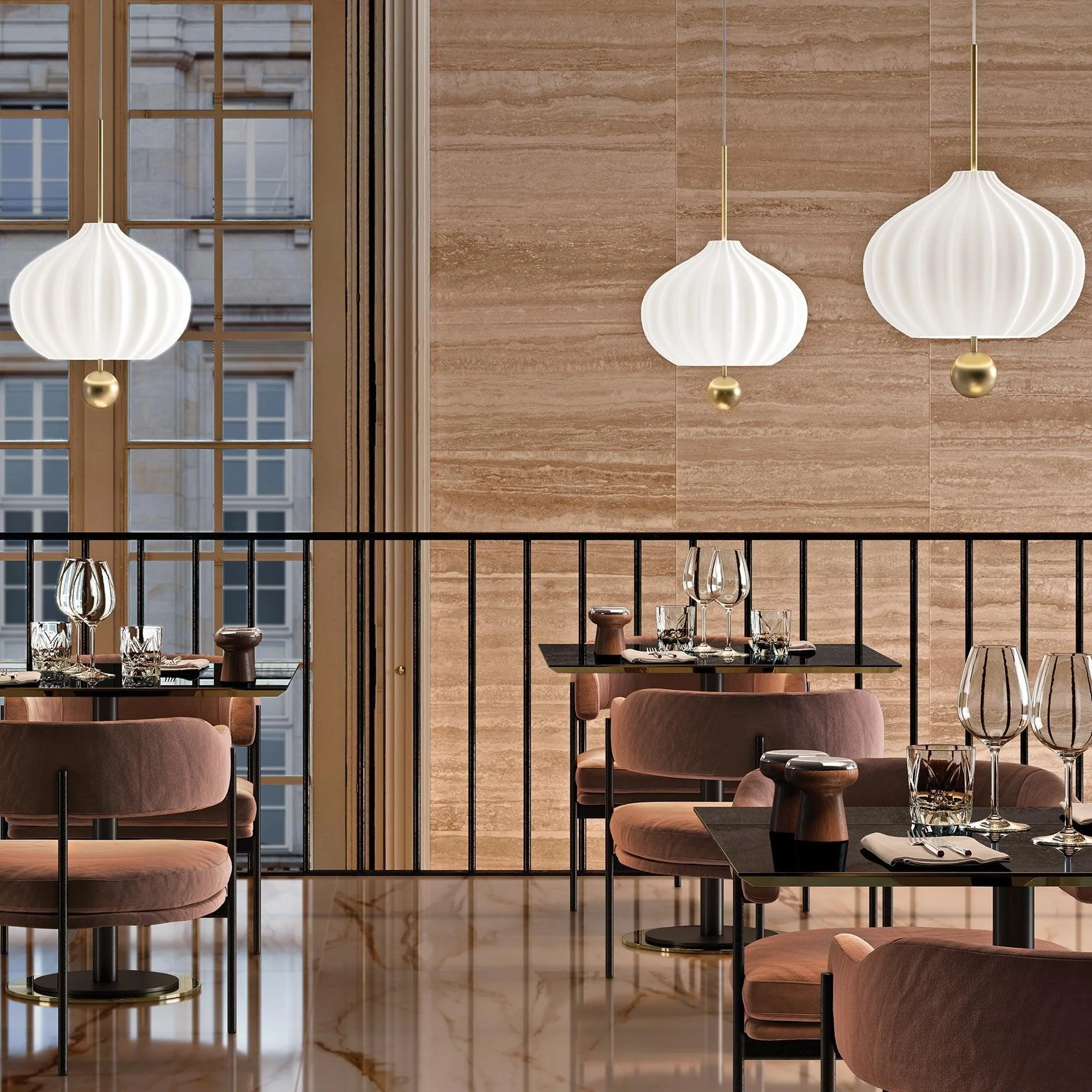 Nimbus Vintage Brass Suspension Lamp - Image 12