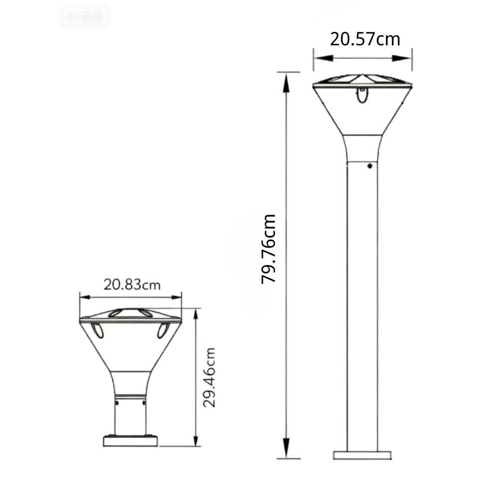 Nin LED Minimalist Modern Outdoor Lights - Image 10