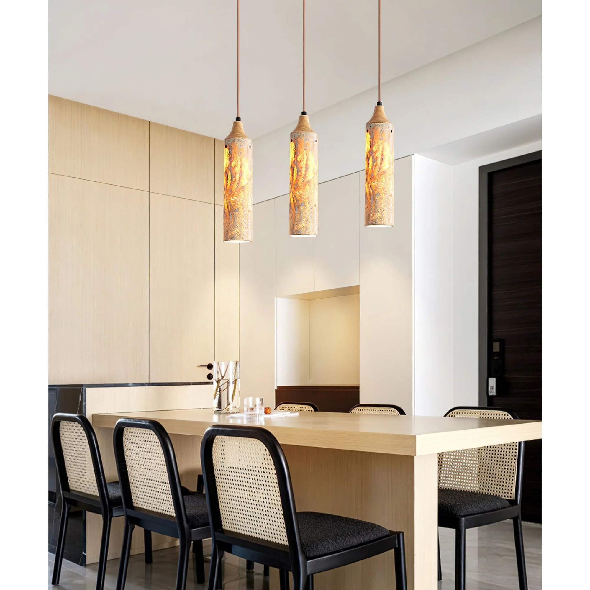 Nocni Wabi-Sabi Travertine Pendant Light - Image 12