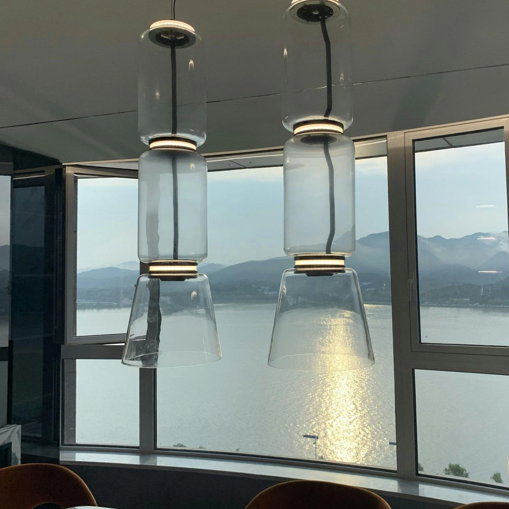 Noctambule Modern Glass Pendant Light - Image 12