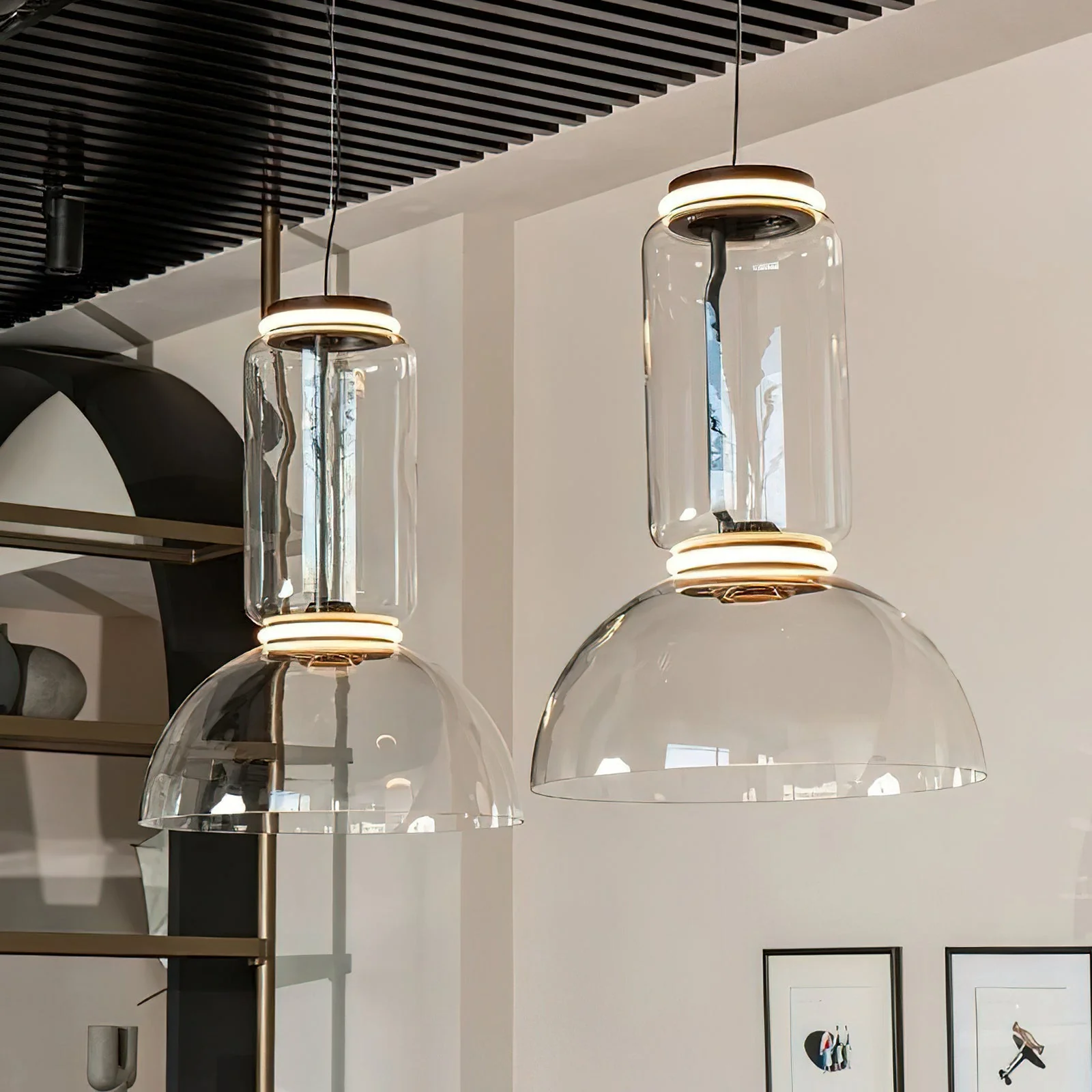 Noctambule Modern Glass Pendant Light - Image 2