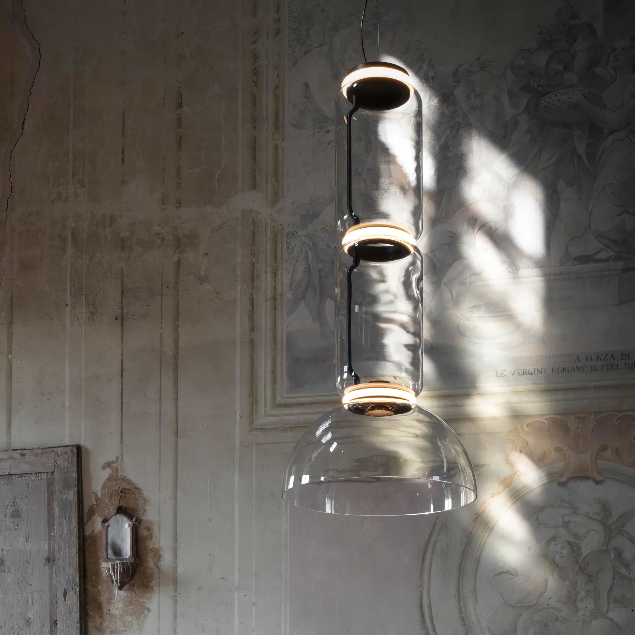Noctambule Modern Glass Pendant Light - Image 3