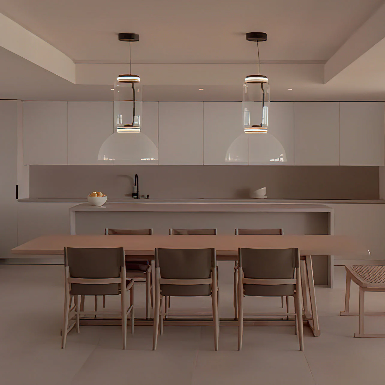 Noctambule Modern Glass Pendant Light - Image 5