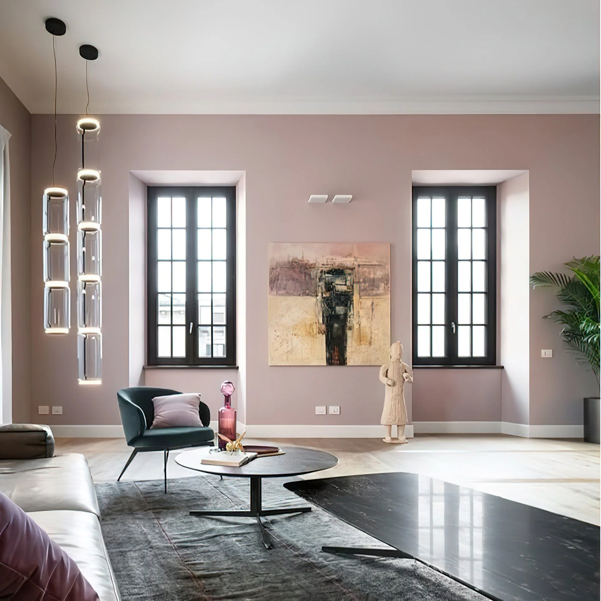 Noctambule Modern Glass Pendant Light - Image 6
