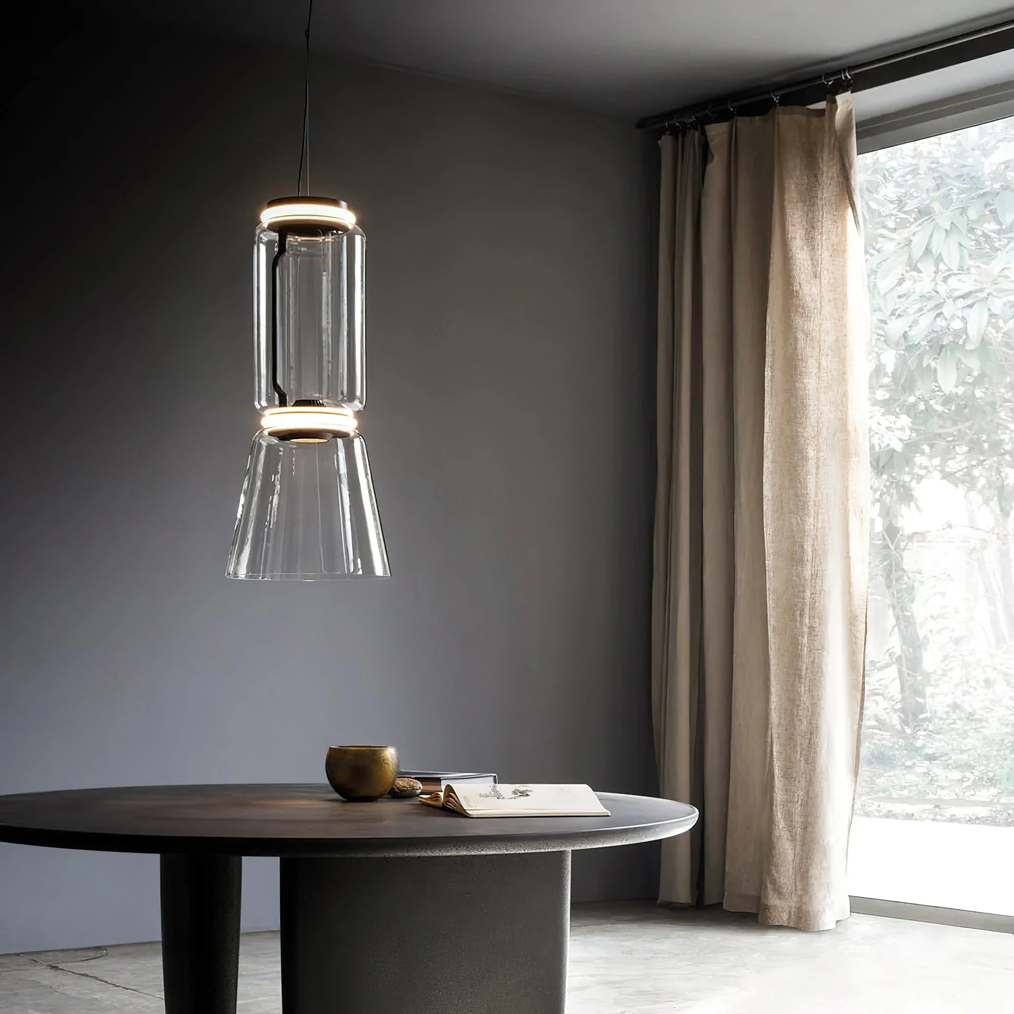 Noctambule Modern Glass Pendant Light - Image 9