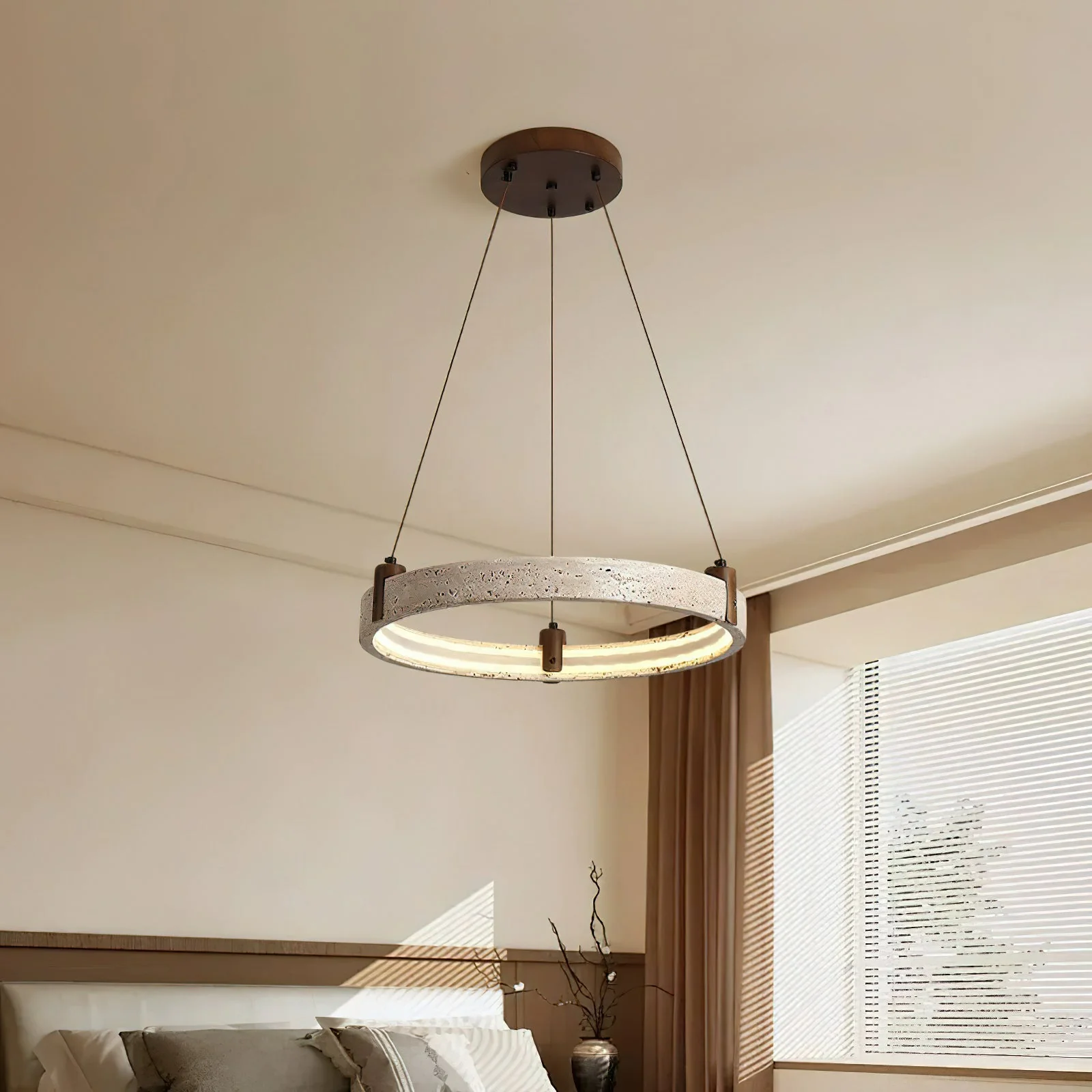 Nogy Wabi-Sabi Travertine Chandelier - Image 12