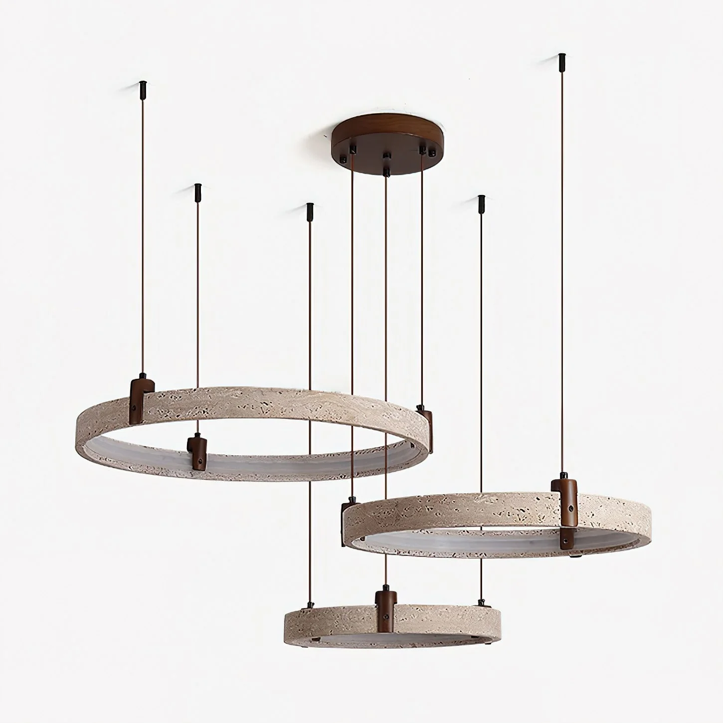 Nogy Wabi-Sabi Travertine Chandelier - Image 23