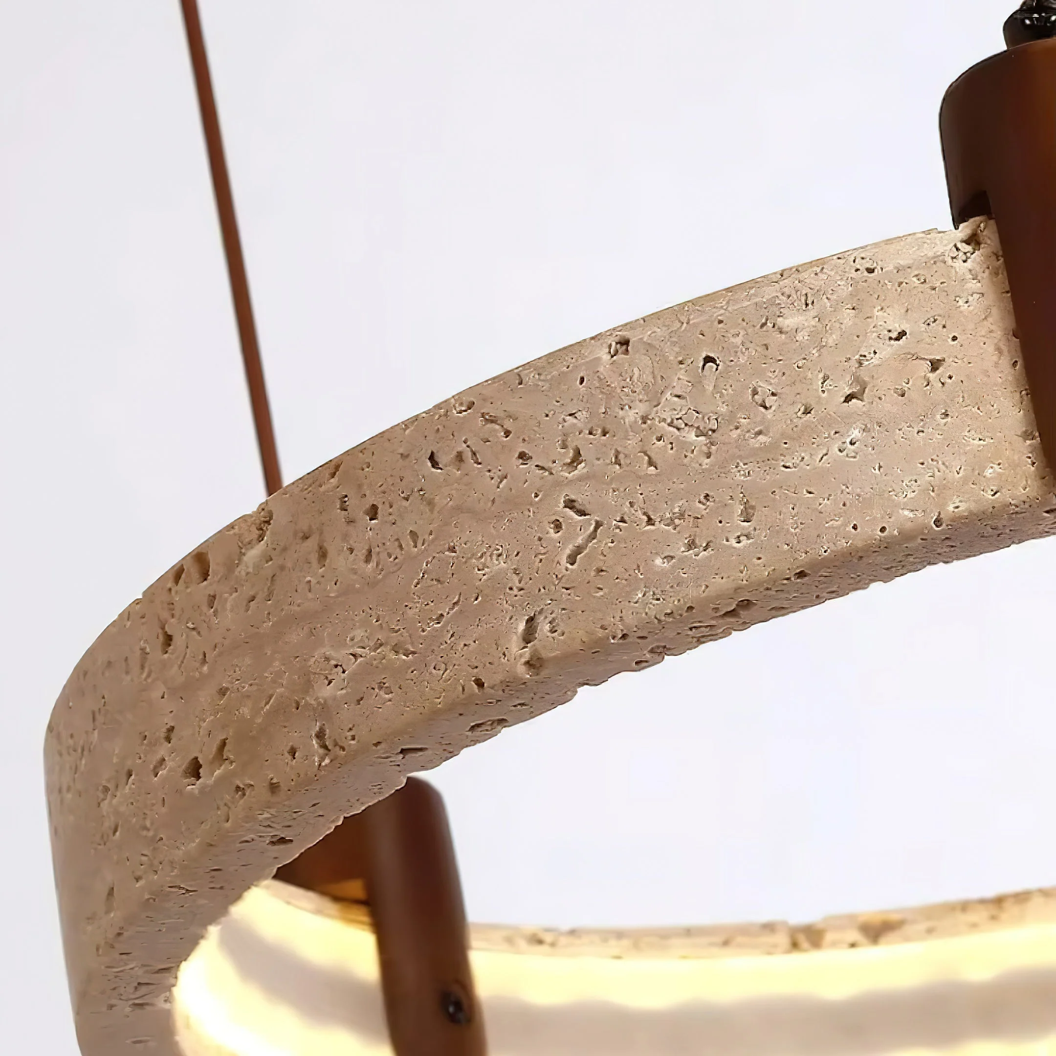 Nogy Wabi-Sabi Travertine Chandelier - Image 25