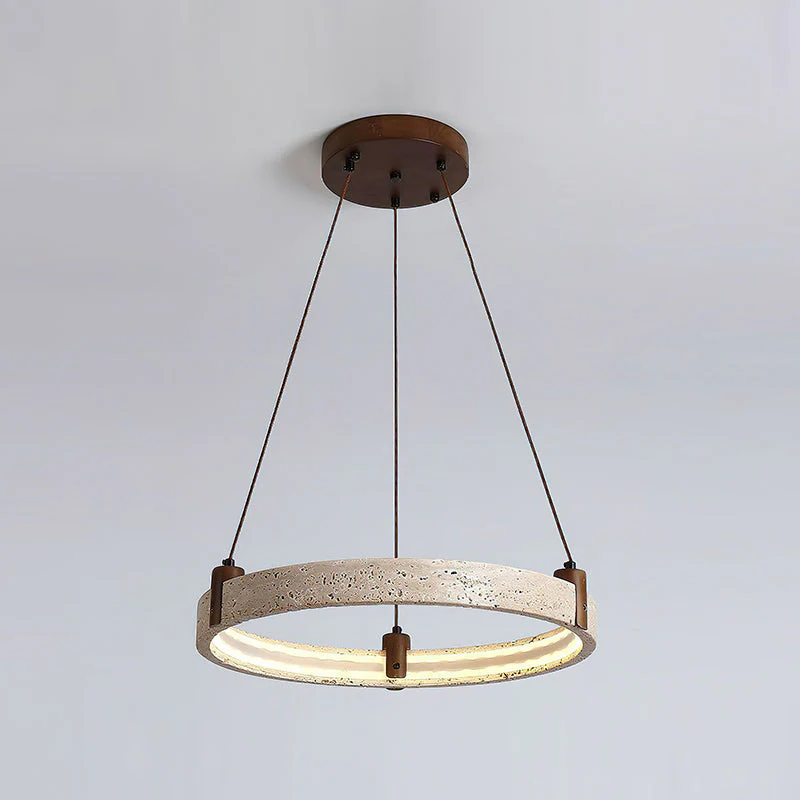 Nogy Wabi-Sabi Travertine Chandelier - Image 27