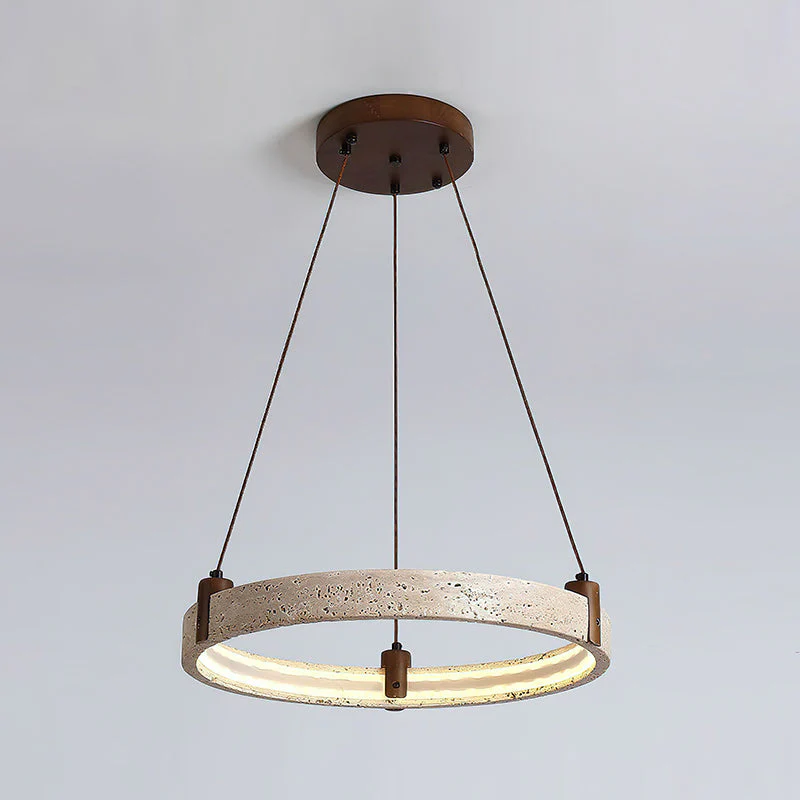 Nogy Wabi-Sabi Travertine Chandelier - Image 28
