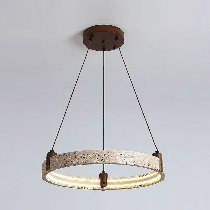 Nogy Wabi-Sabi Travertine Chandelier - Image 29