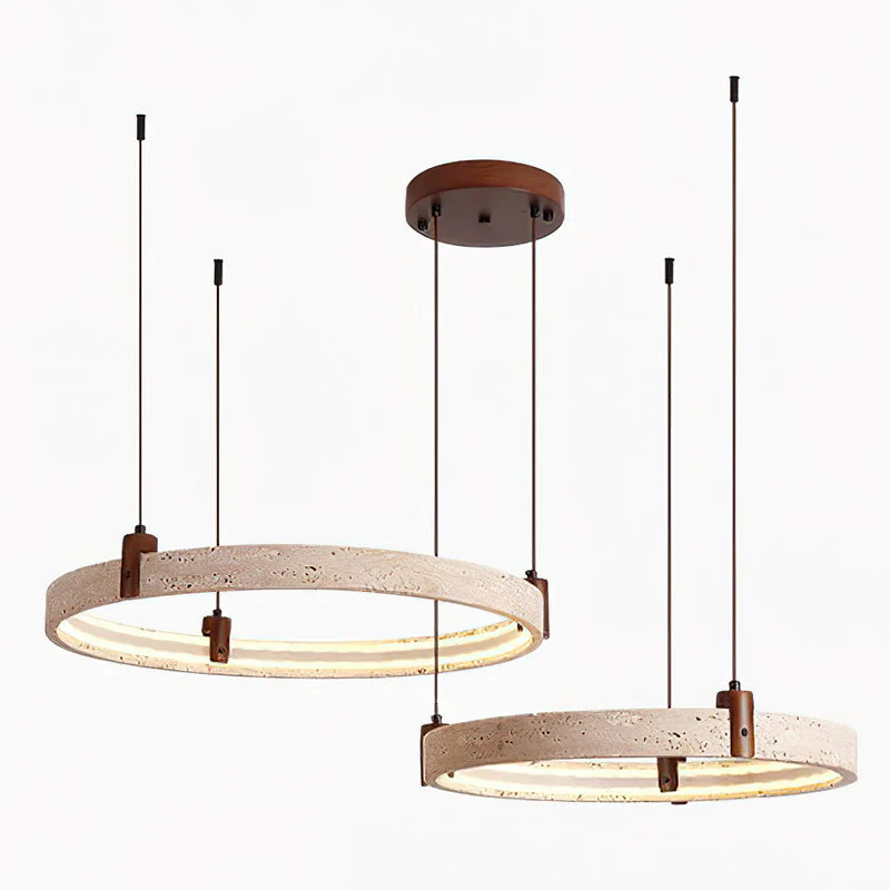 Nogy Wabi-Sabi Travertine Chandelier - Image 34