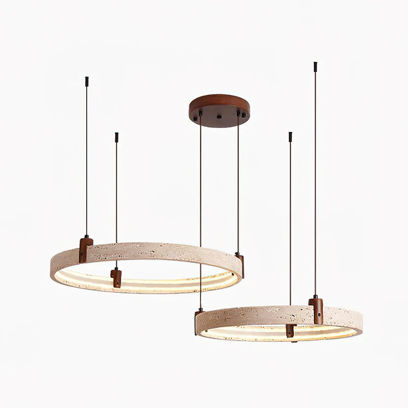 Nogy Wabi-Sabi Travertine Chandelier - Image 43