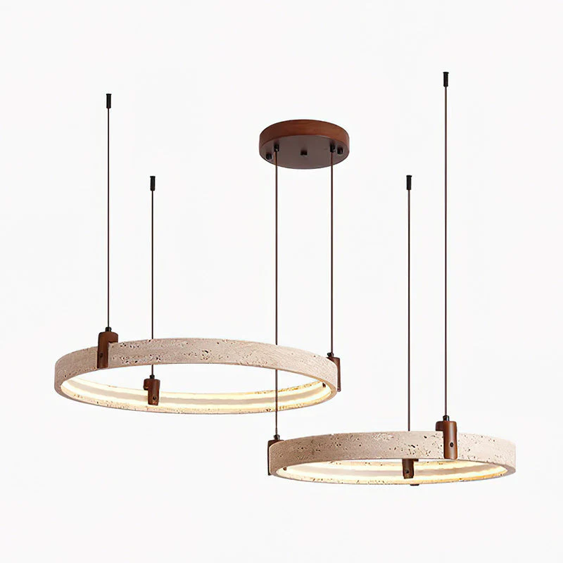 Nogy Wabi-Sabi Travertine Chandelier - Image 44