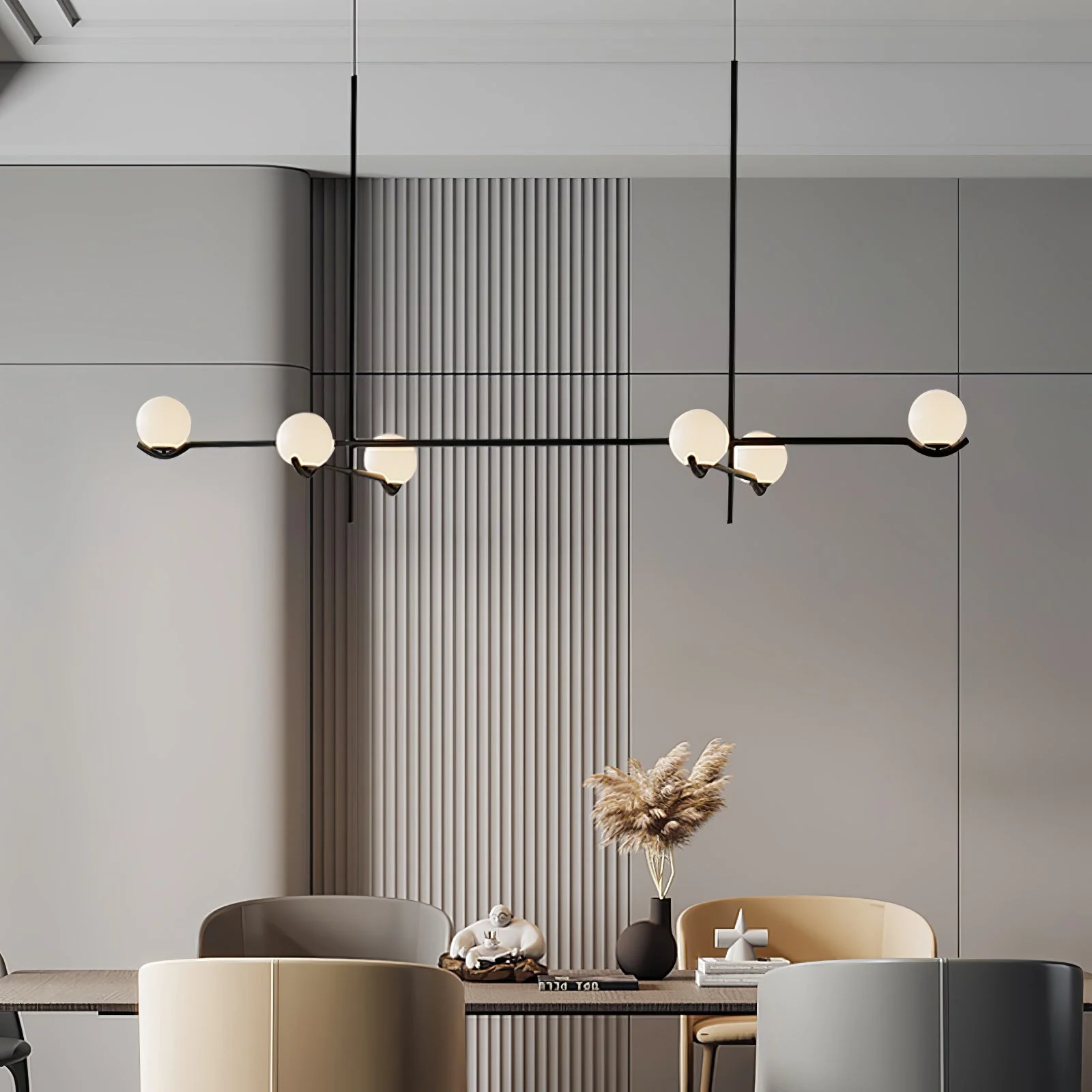 Noir Minimalist Glass Pendant Light - Image 15