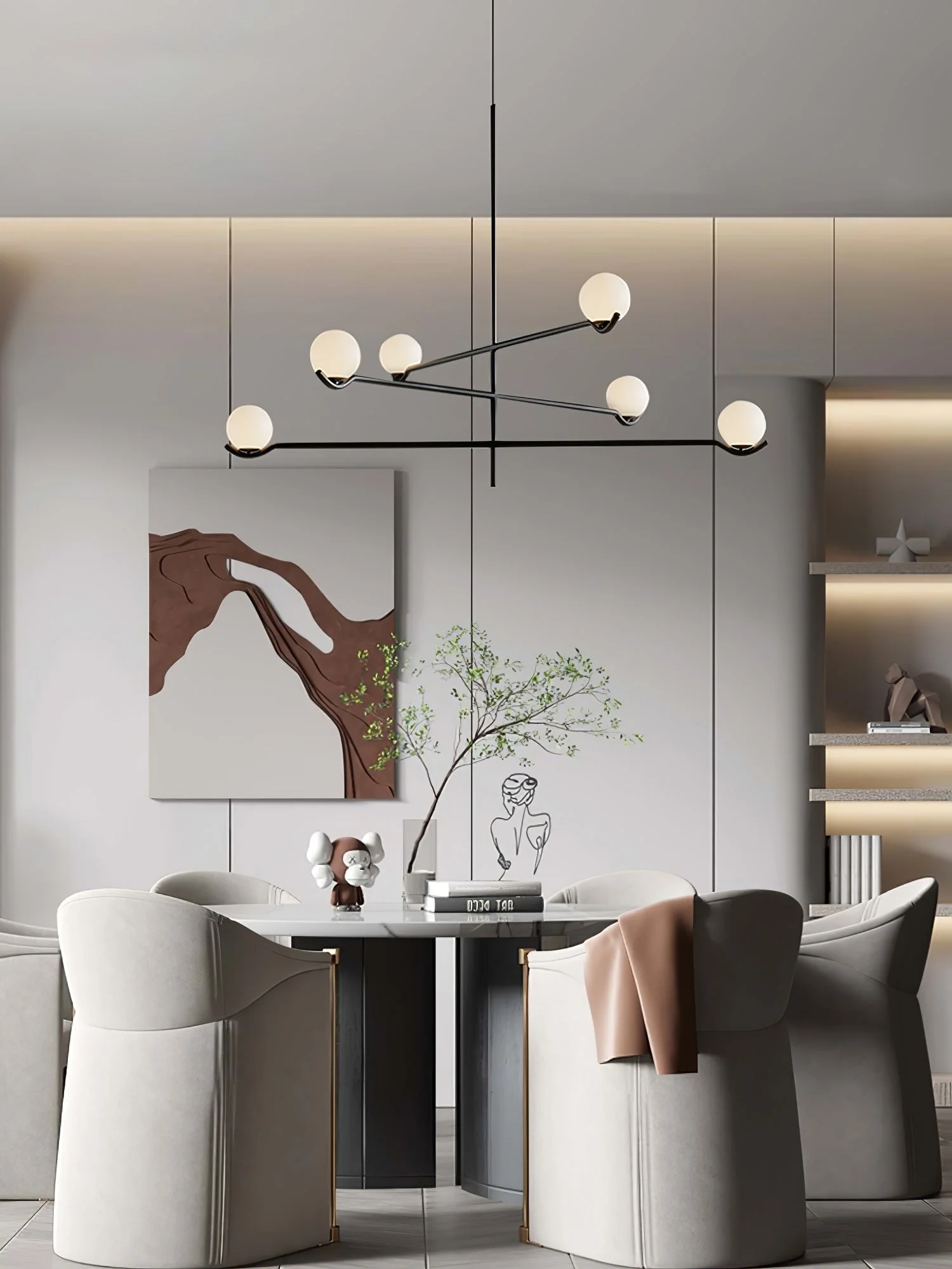 Noir Minimalist Glass Pendant Light - Image 33