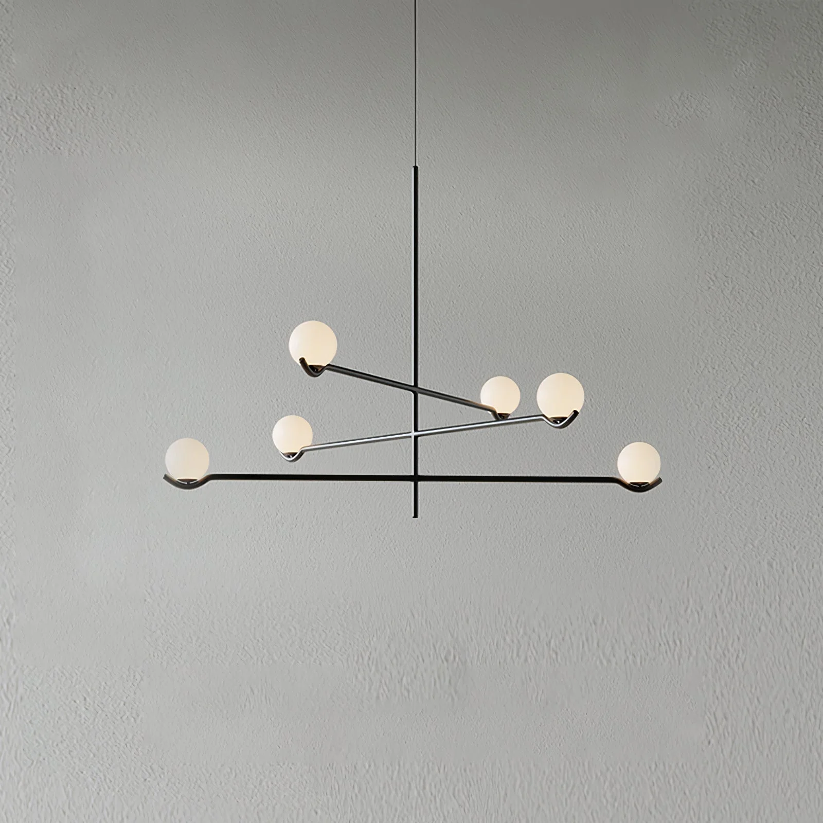 Noir Minimalist Glass Pendant Light - Image 39